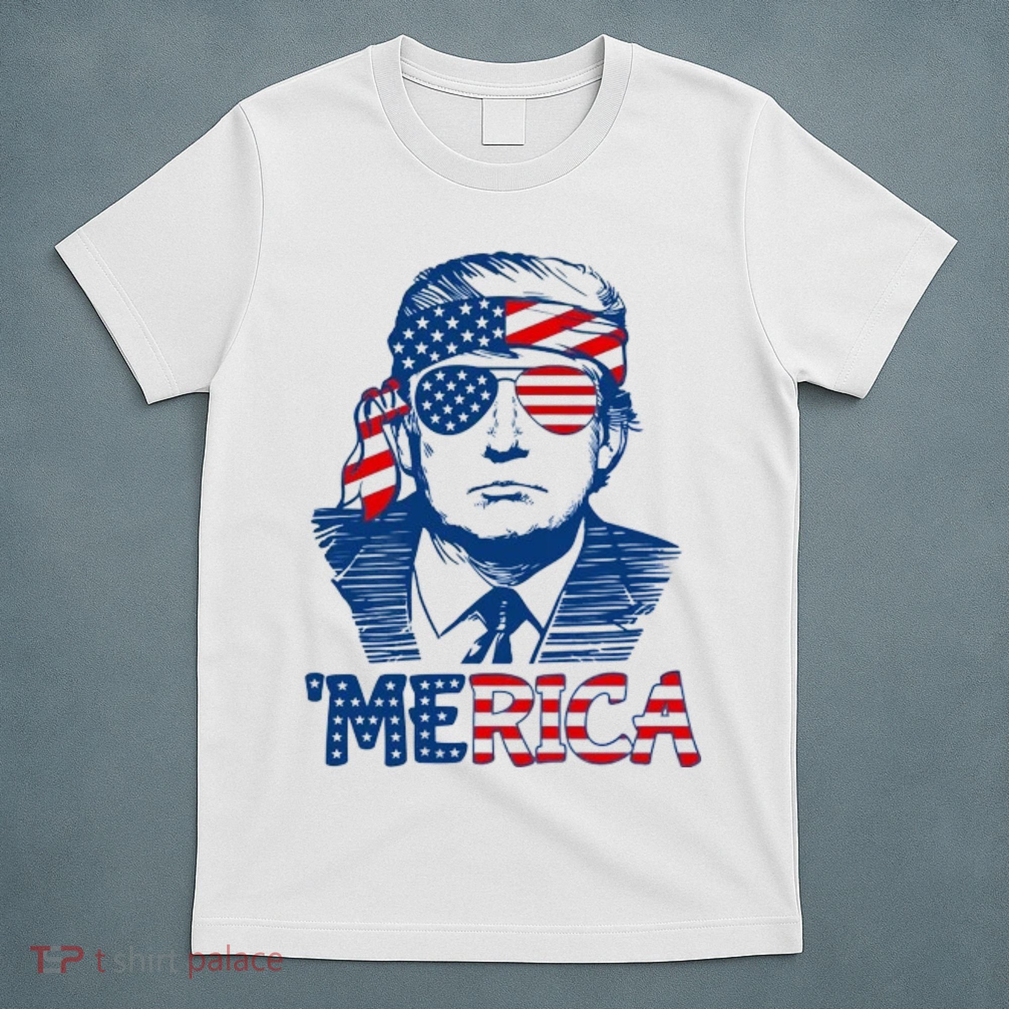 Trump Patriotic Merica T-Shirt
