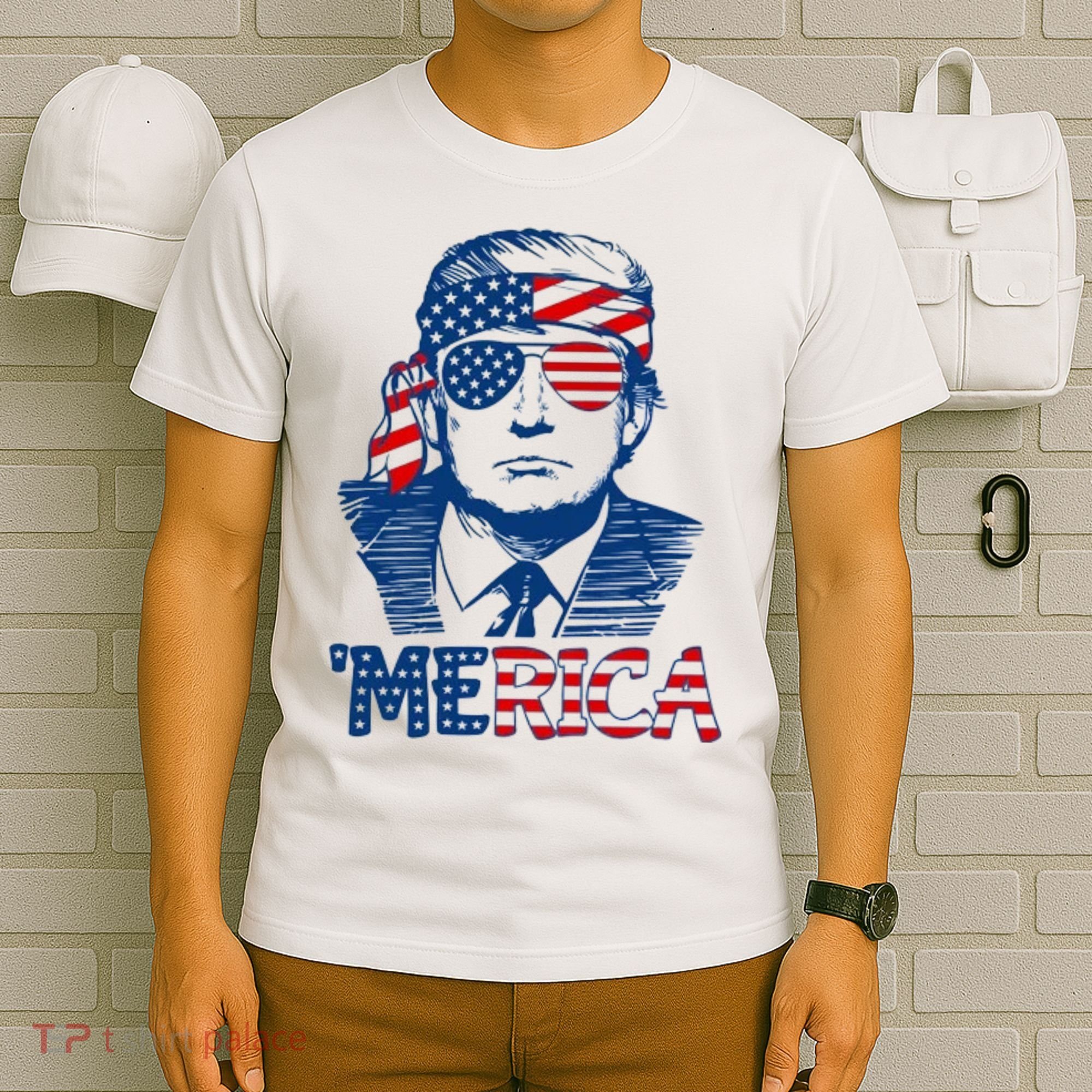 Trump Patriotic Merica T-Shirt