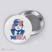 Trump Patriotic Merica Button thumb 0