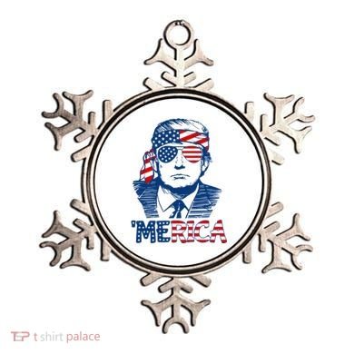 Trump Patriotic Merica Ornament