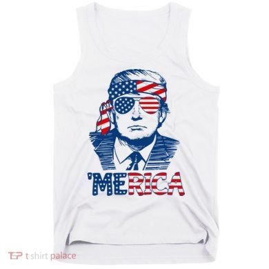 Trump Patriotic Merica Tank Top