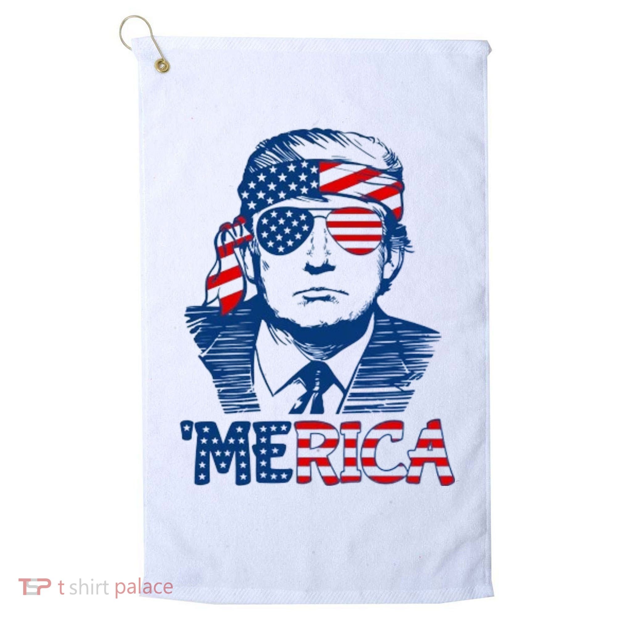 Trump Patriotic Merica Golf Towel