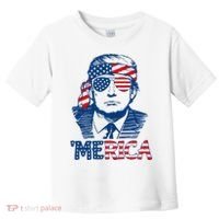 Trump Patriotic Merica Toddler T-Shirt thumb 0