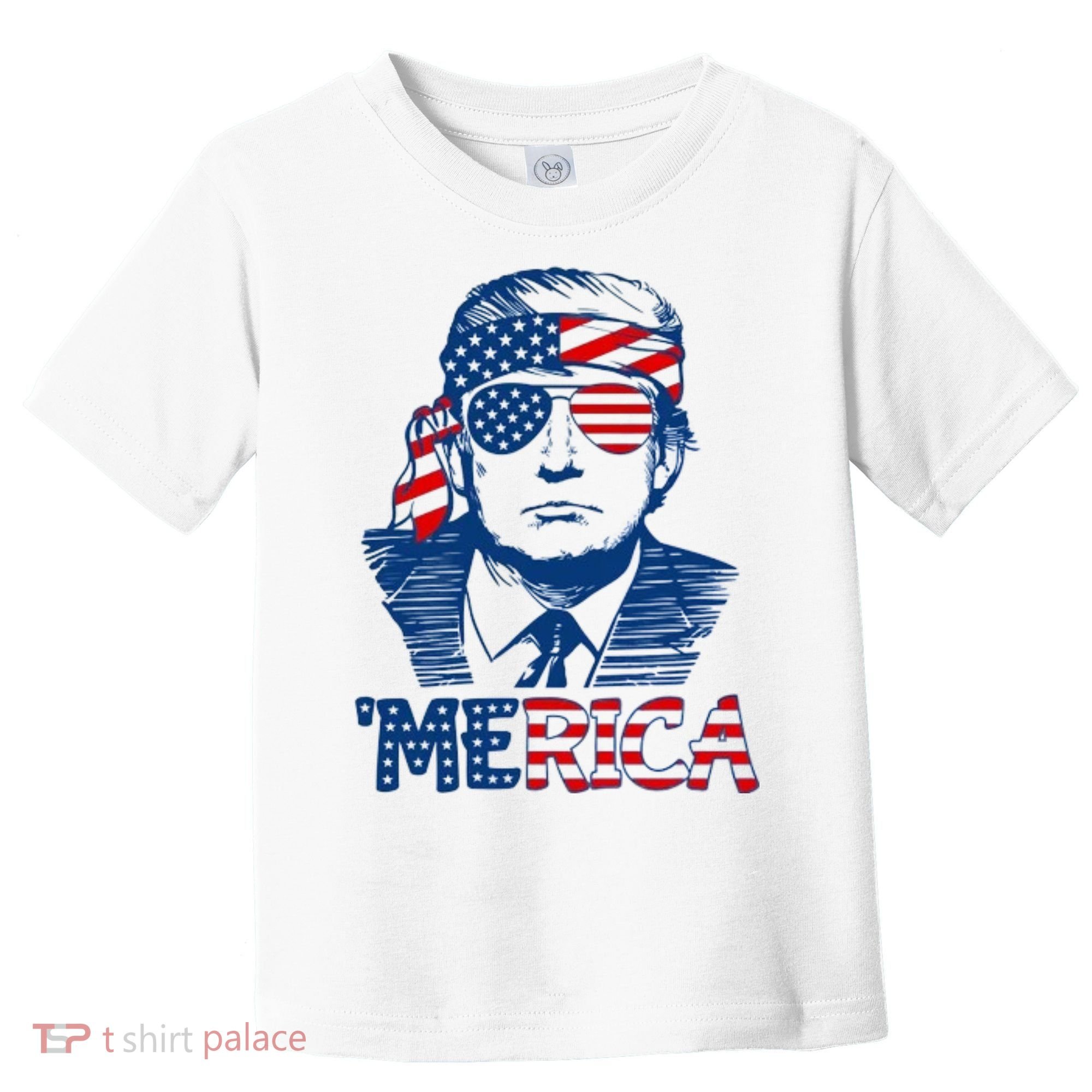 Trump Patriotic Merica Toddler T-Shirt
