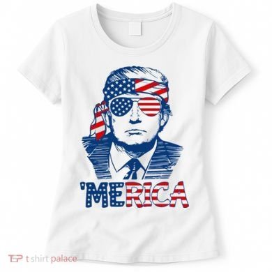 Trump Patriotic Merica Women's T-Shirt