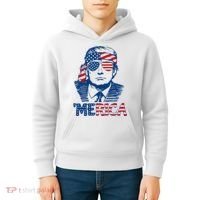 Trump Patriotic Merica Kids Hoodie thumb 4