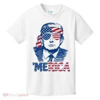 Trump Patriotic Merica Kids T-Shirt thumb 0