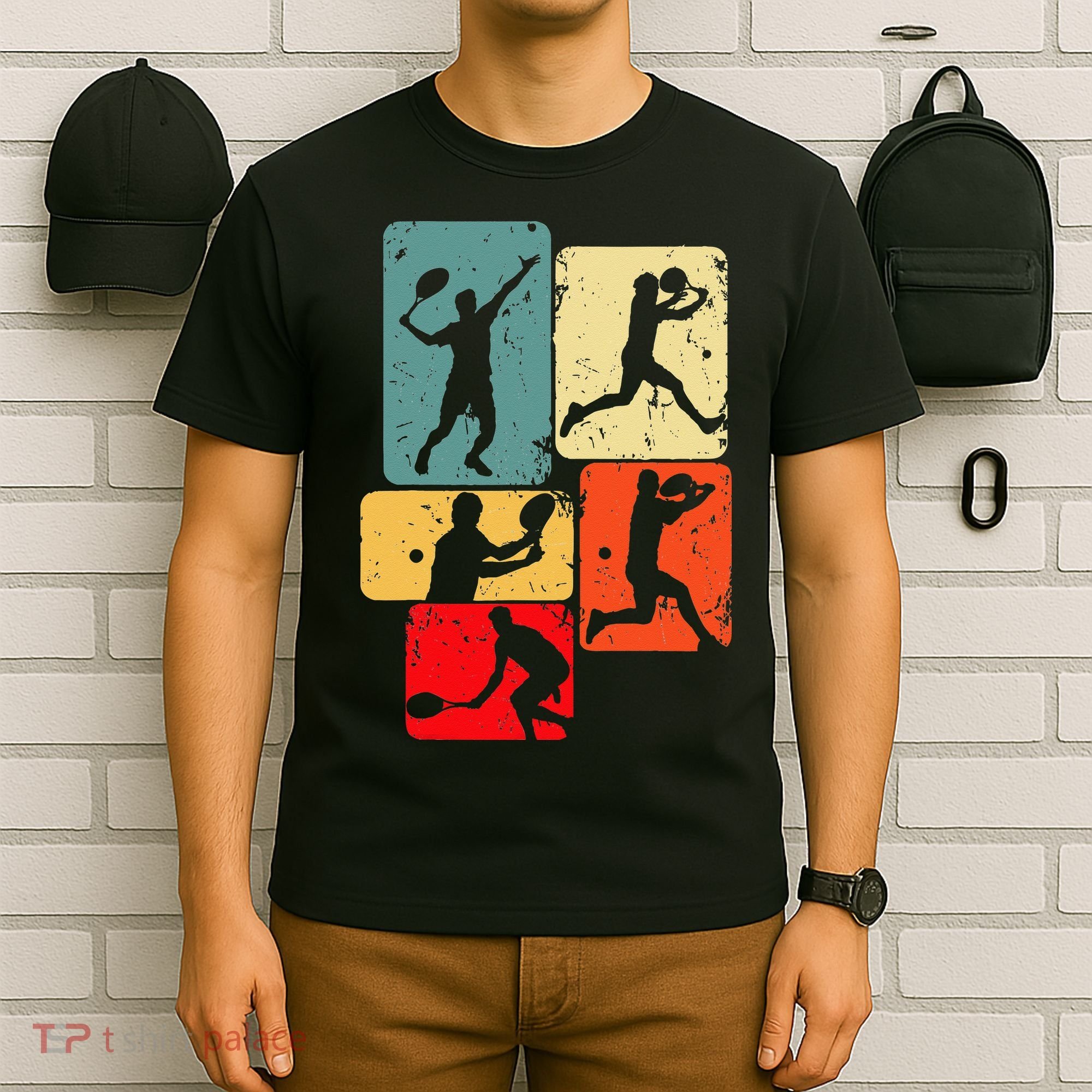 Tennis Player Men T-Shirt