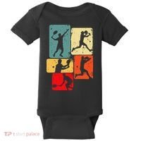 Tennis Player Men Baby Bodysuit thumb 0