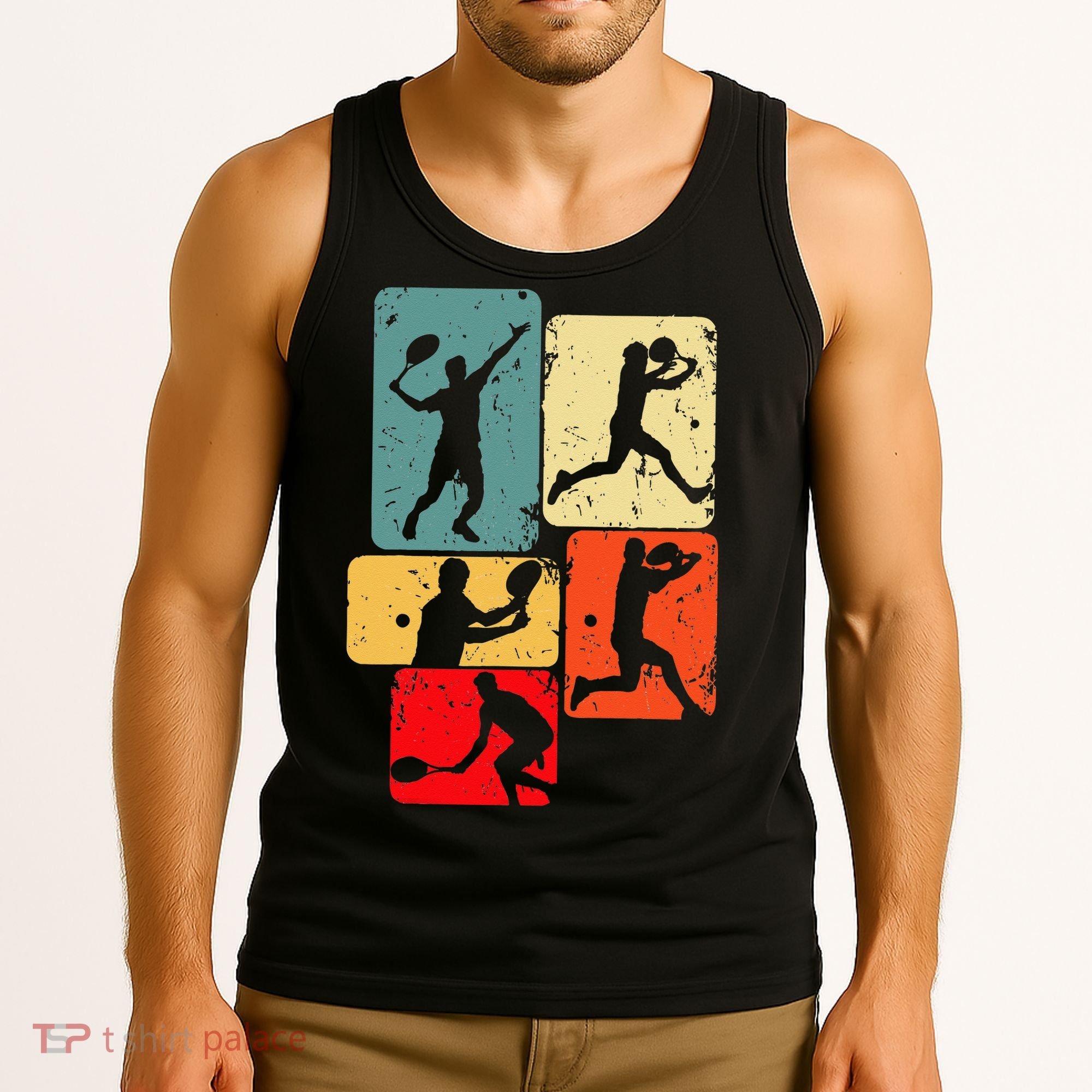 Tennis Player Men Tank Top