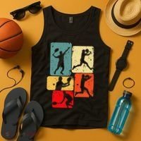 Tennis Player Men Tank Top thumb 4