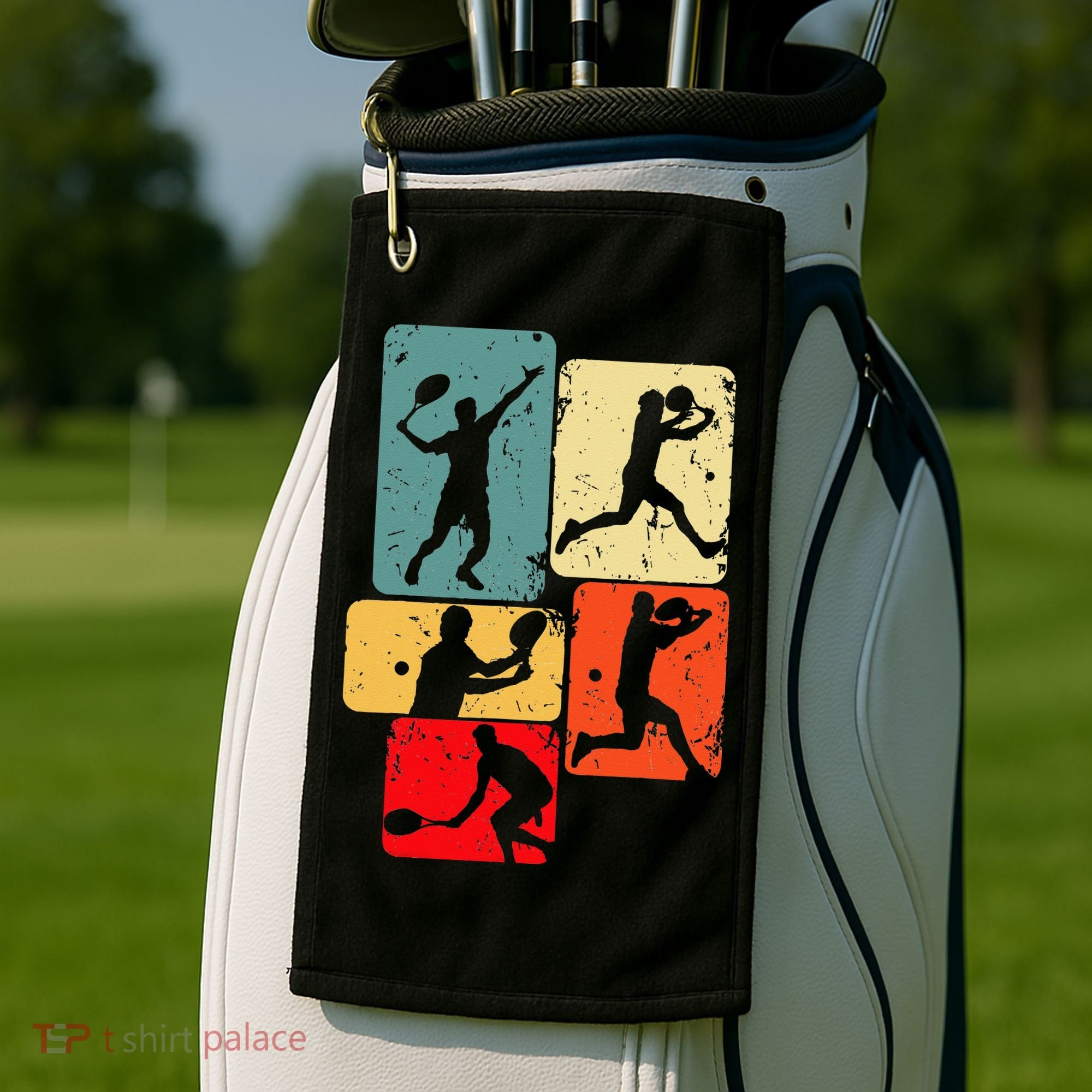 Tennis Player Men Golf Towel