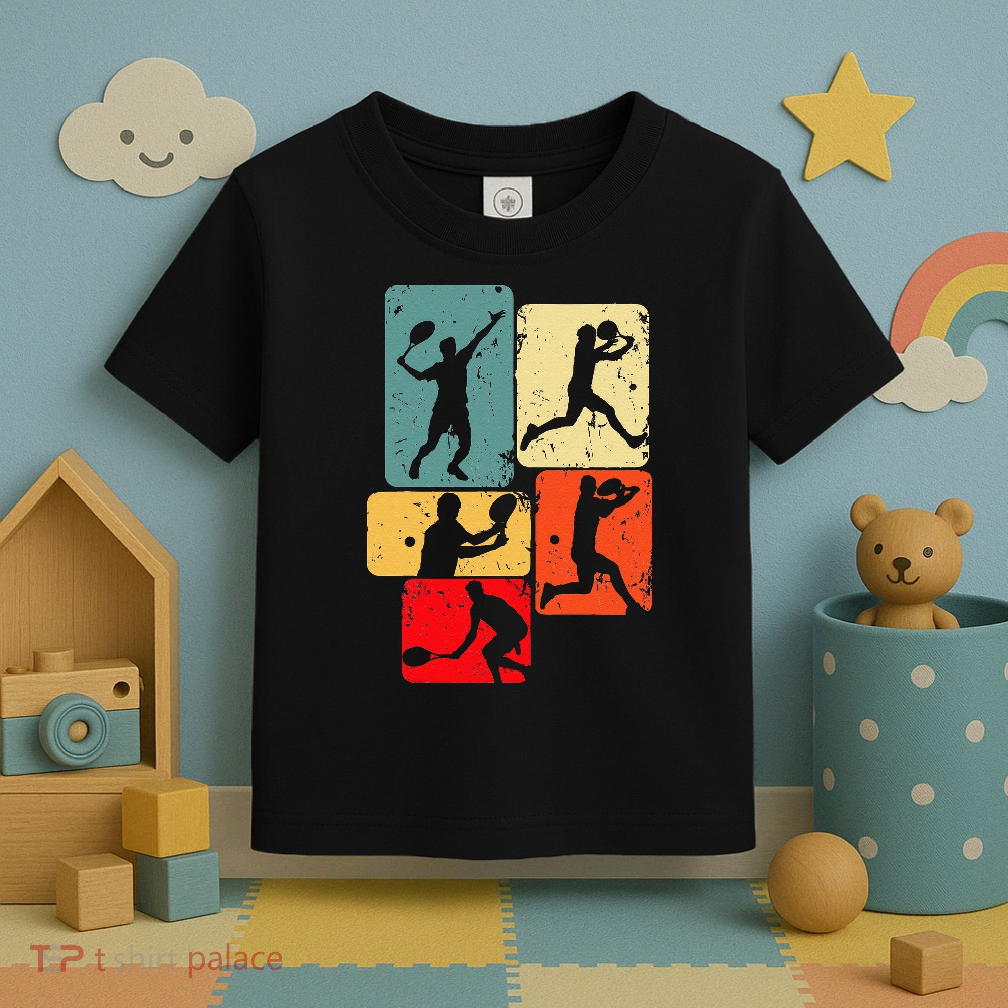 Tennis Player Men Toddler T-Shirt