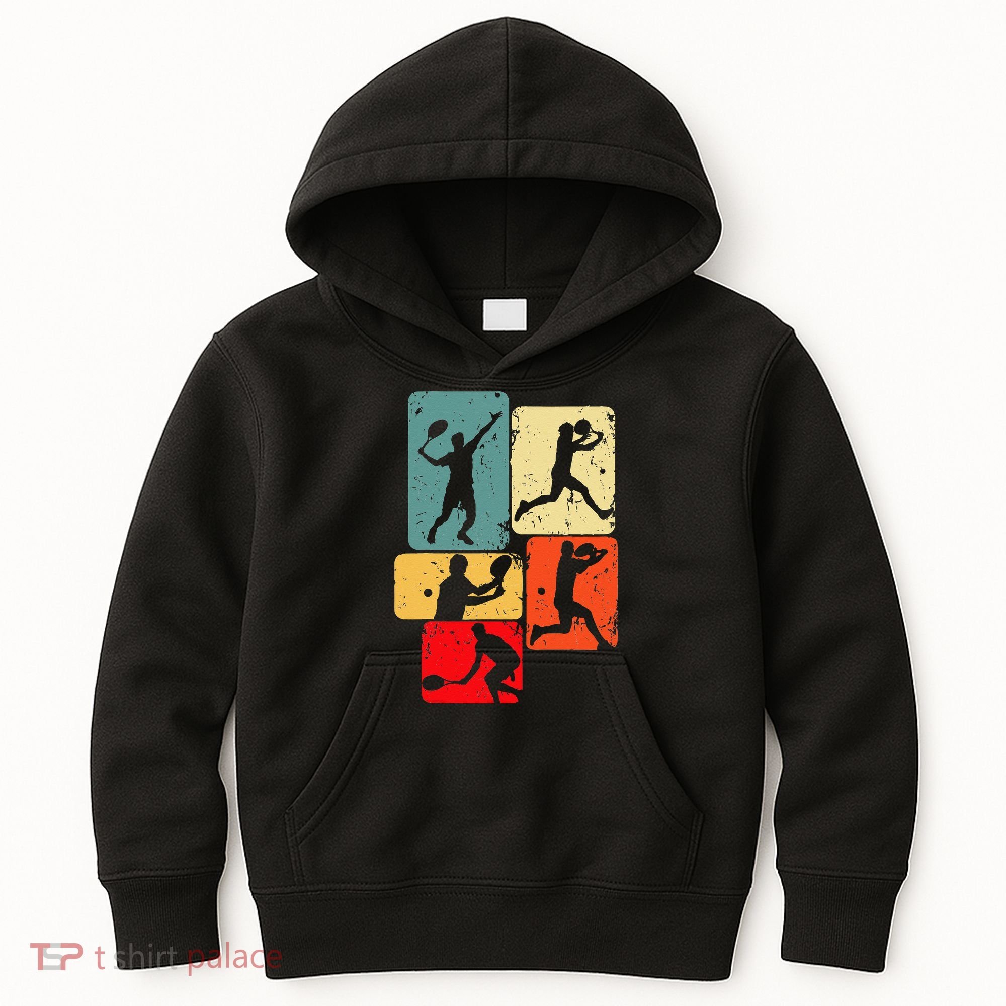 Tennis Player Men Kids Hoodie