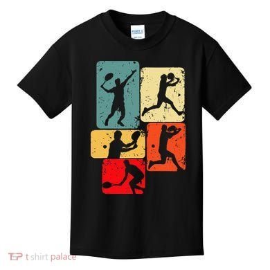 Tennis Player Men Kids T-Shirt