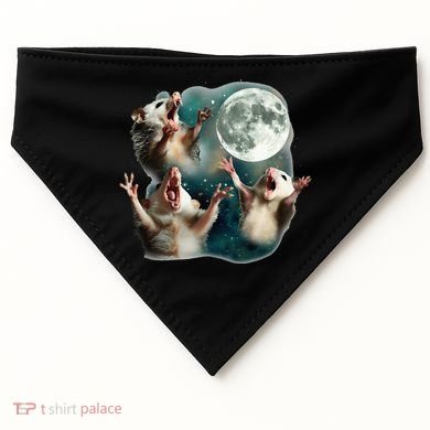 Three Possum Moon 3 Opossum USA-Made Doggie Bandana