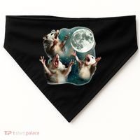 Three Possum Moon 3 Opossum USA-Made Doggie Bandana thumb 0