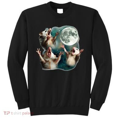 Three Possum Moon 3 Opossum Sweatshirt