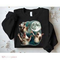 Three Possum Moon 3 Opossum Sweatshirt thumb 2