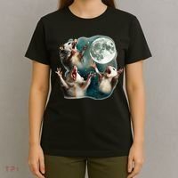 Three Possum Moon 3 Opossum T-Shirt thumb 4