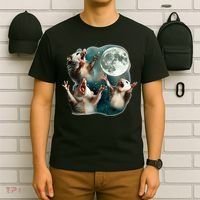 Three Possum Moon 3 Opossum T-Shirt thumb 6