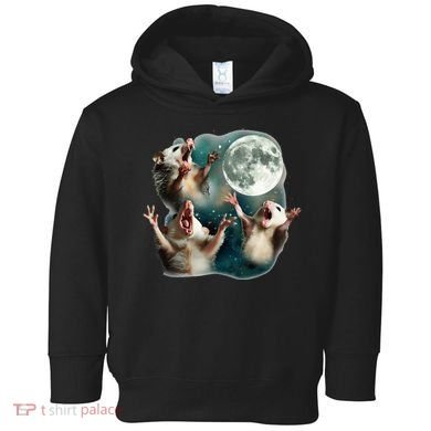 Three Possum Moon 3 Opossum Toddler Hoodie