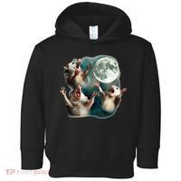 Three Possum Moon 3 Opossum Toddler Hoodie thumb 0