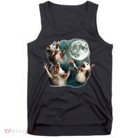 Three Possum Moon 3 Opossum Tank Top thumb 0