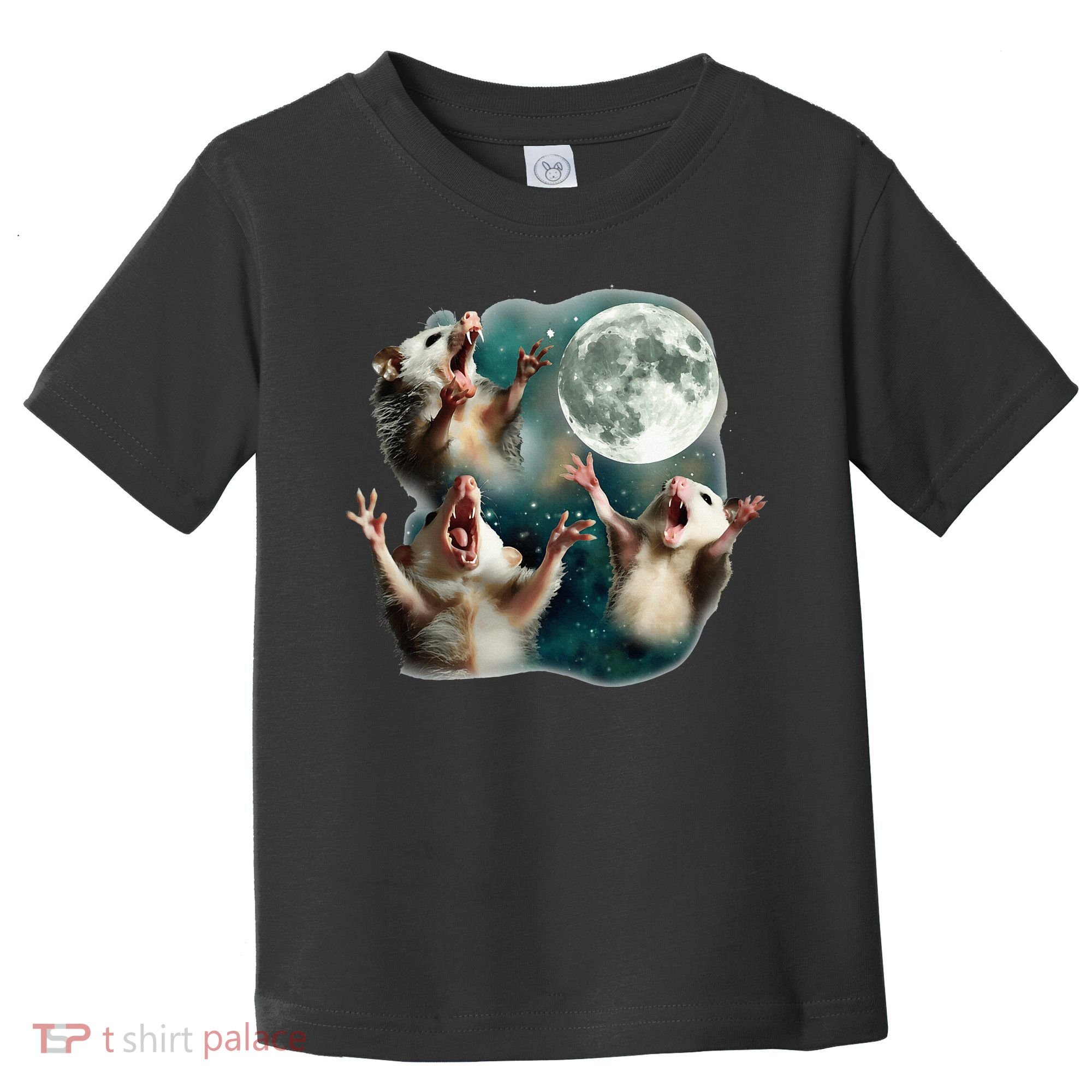 Three Possum Moon 3 Opossum Toddler T-Shirt