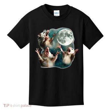 Three Possum Moon 3 Opossum Kids T-Shirt
