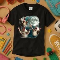 Three Possum Moon 3 Opossum Kids T-Shirt thumb 3