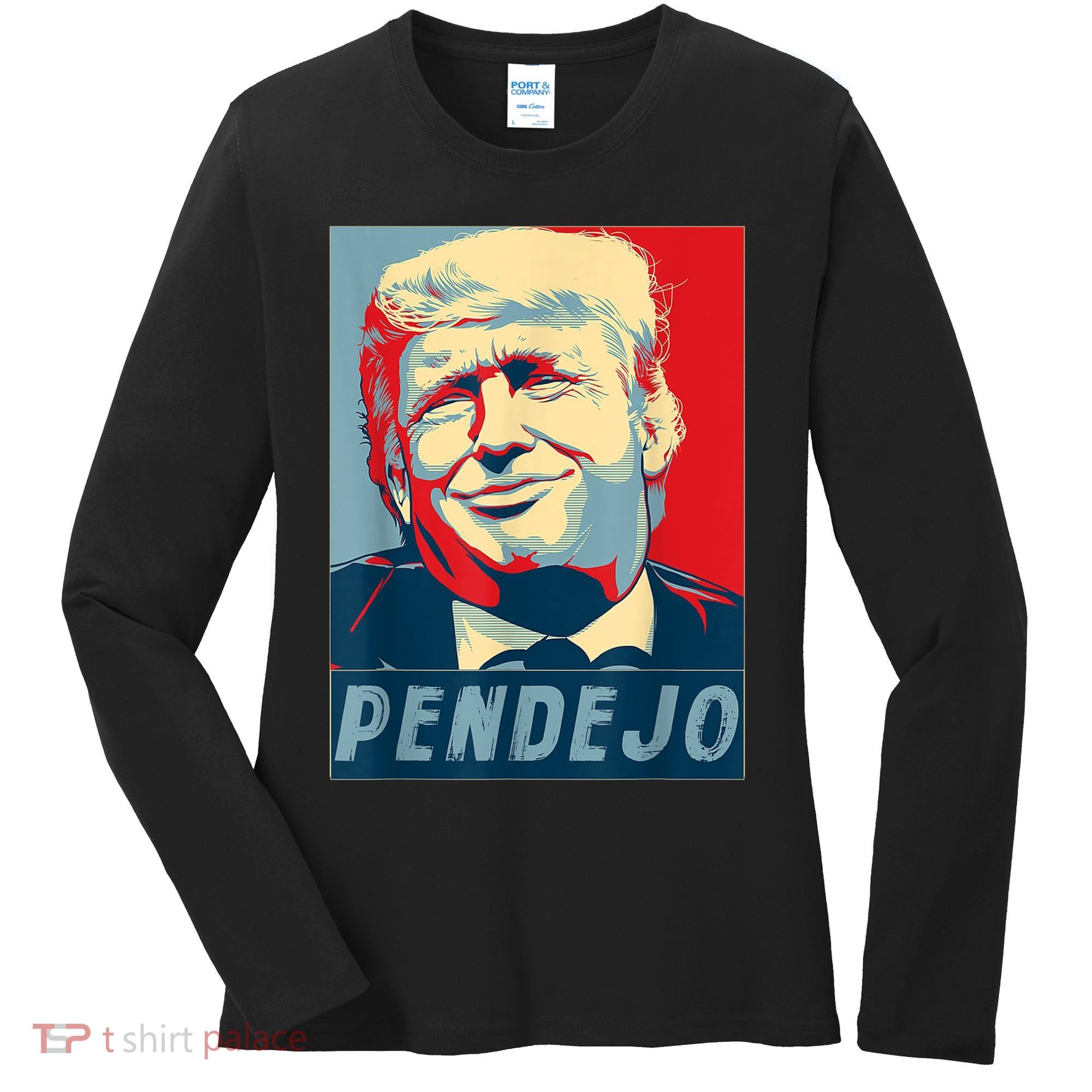 Trump Pendejo Not My President Impeach Women's Long Sleeve Shirt