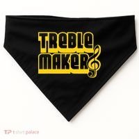 TREBLEMAKERS Perfect Nerd Geek Graphic USA-Made Doggie Bandana thumb 0