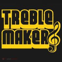 TREBLEMAKERS Perfect Nerd Geek Graphic USA-Made Doggie Bandana thumb 2