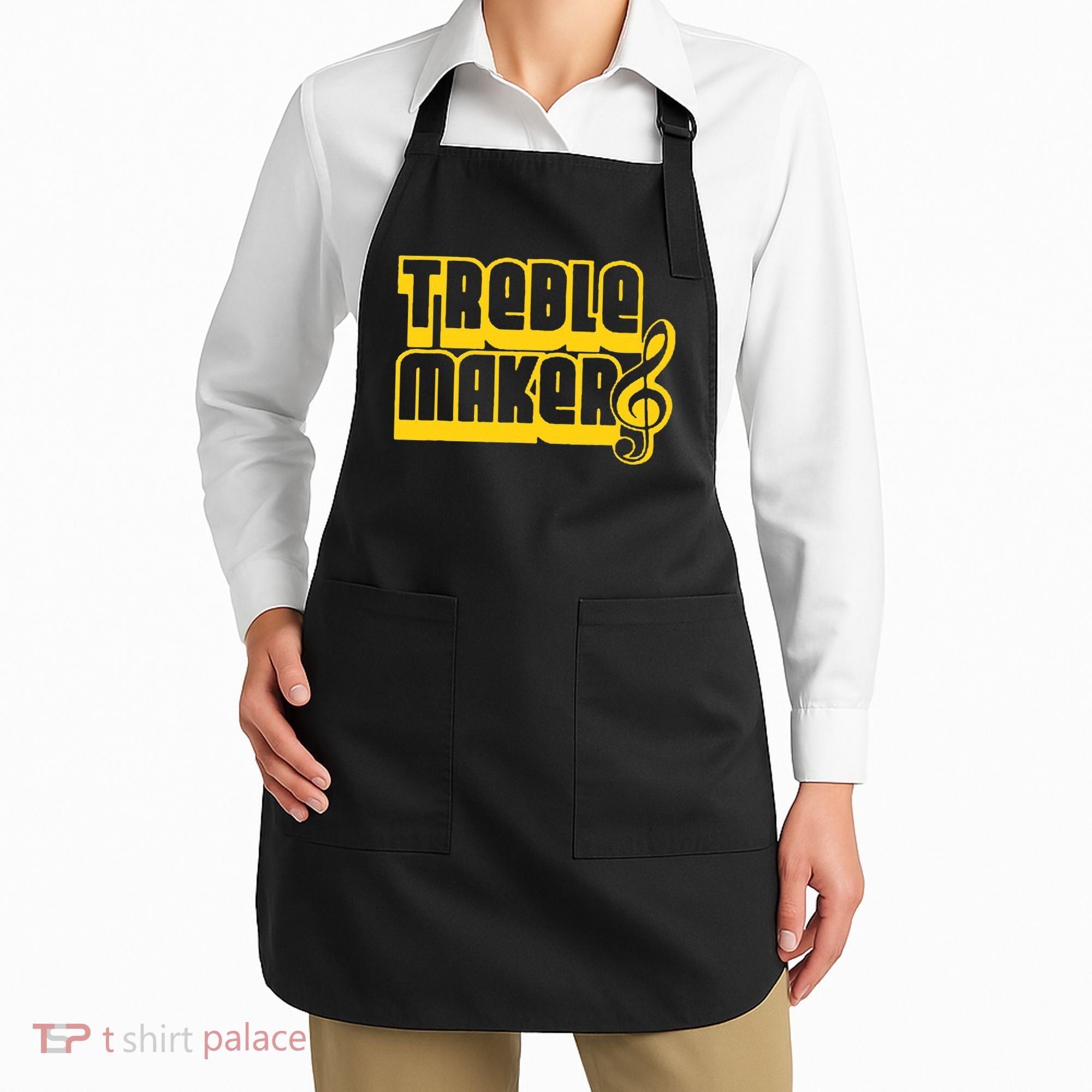 TREBLEMAKERS Perfect Nerd Geek Graphic Apron