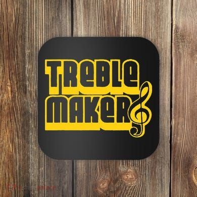 TREBLEMAKERS Perfect Nerd Geek Graphic Coaster