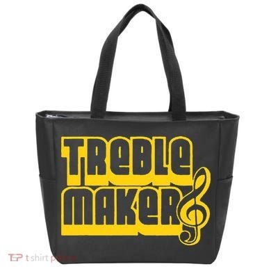 TREBLEMAKERS Perfect Nerd Geek Graphic Tote Bag