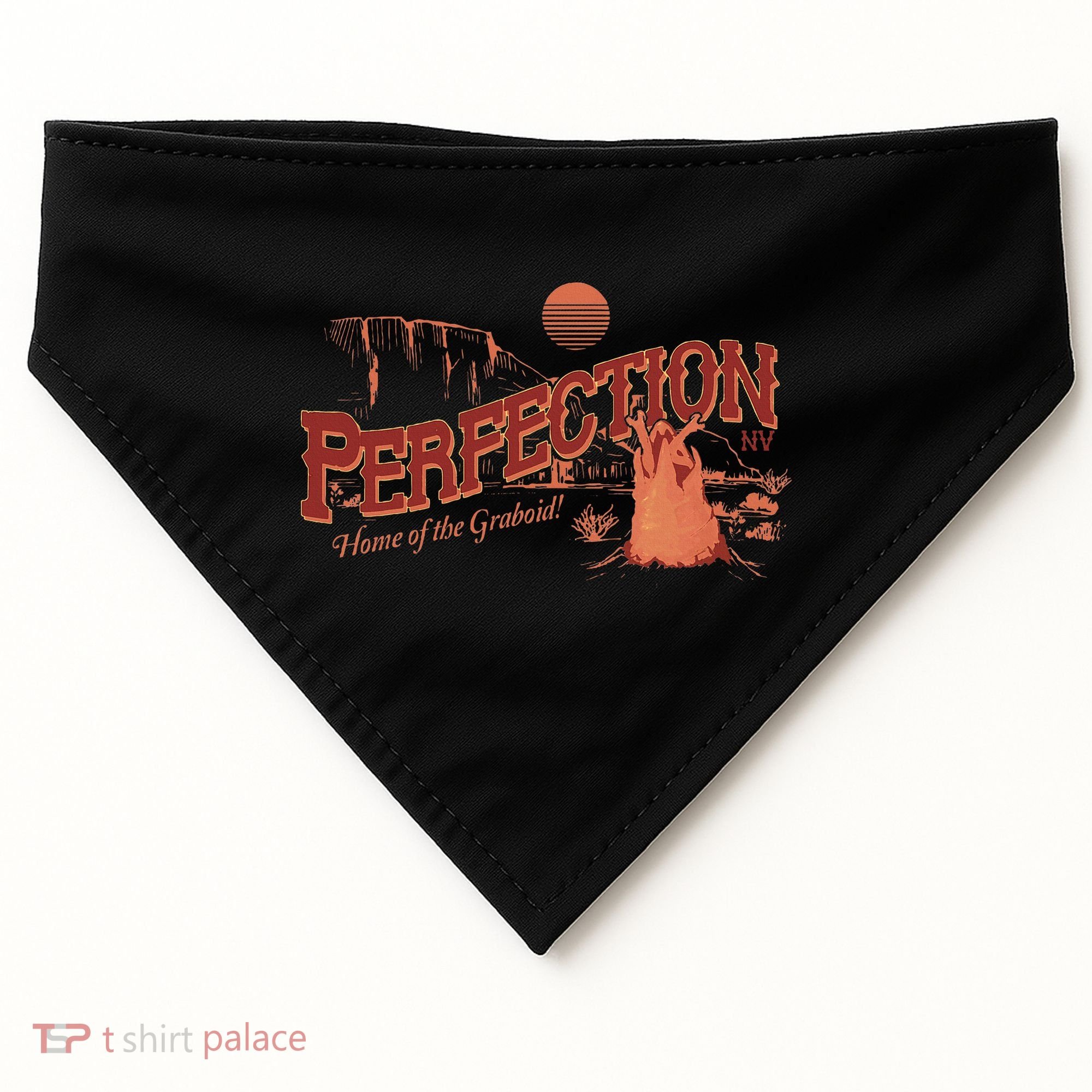 Tremors Perfection Nevada Retro Portrait USA-Made Doggie Bandana