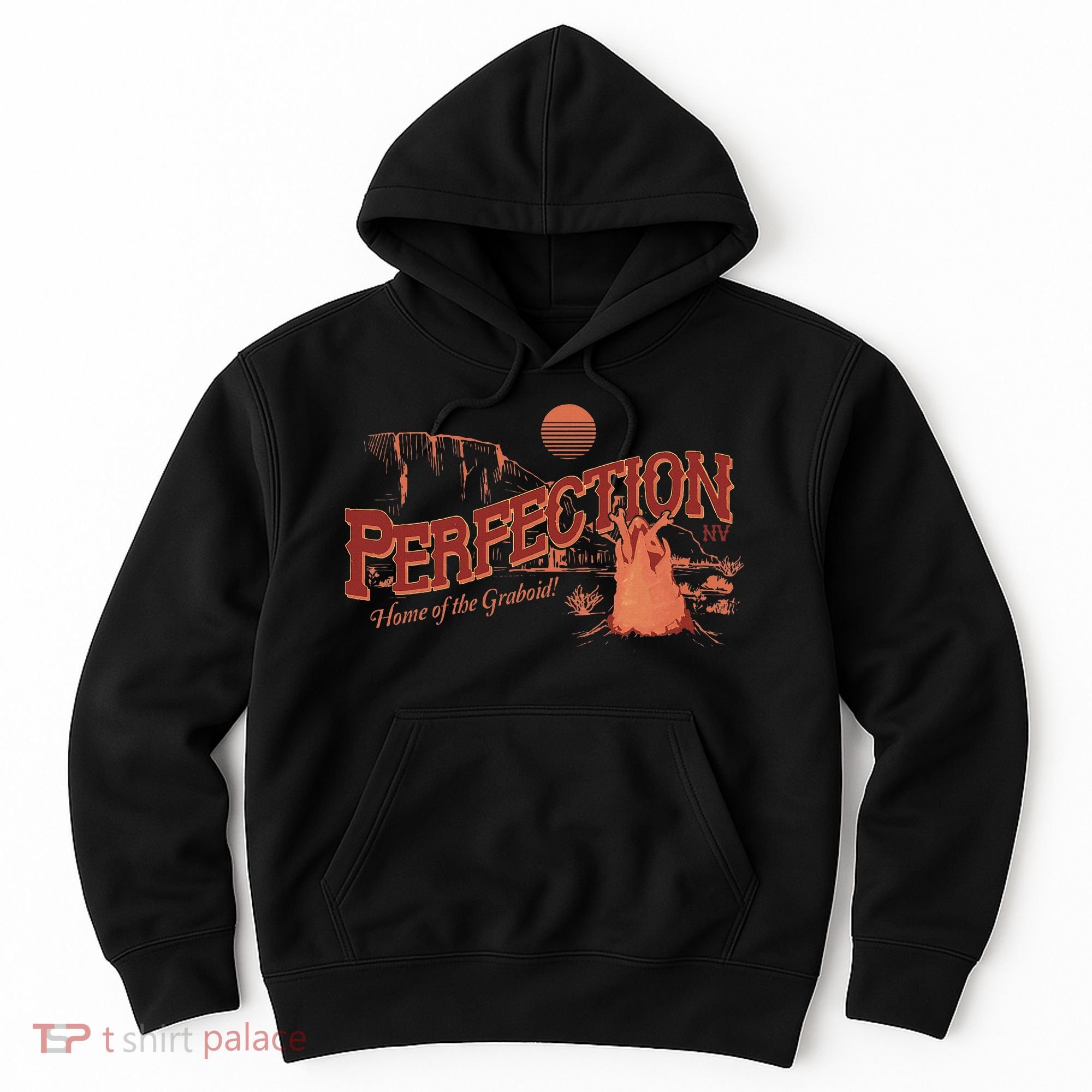 Tremors Perfection Nevada Retro Portrait Hoodie