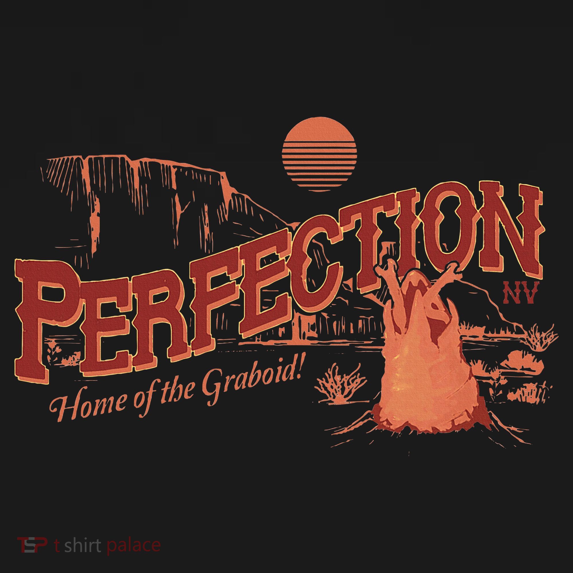 Tremors Perfection Nevada Retro Portrait T-Shirt