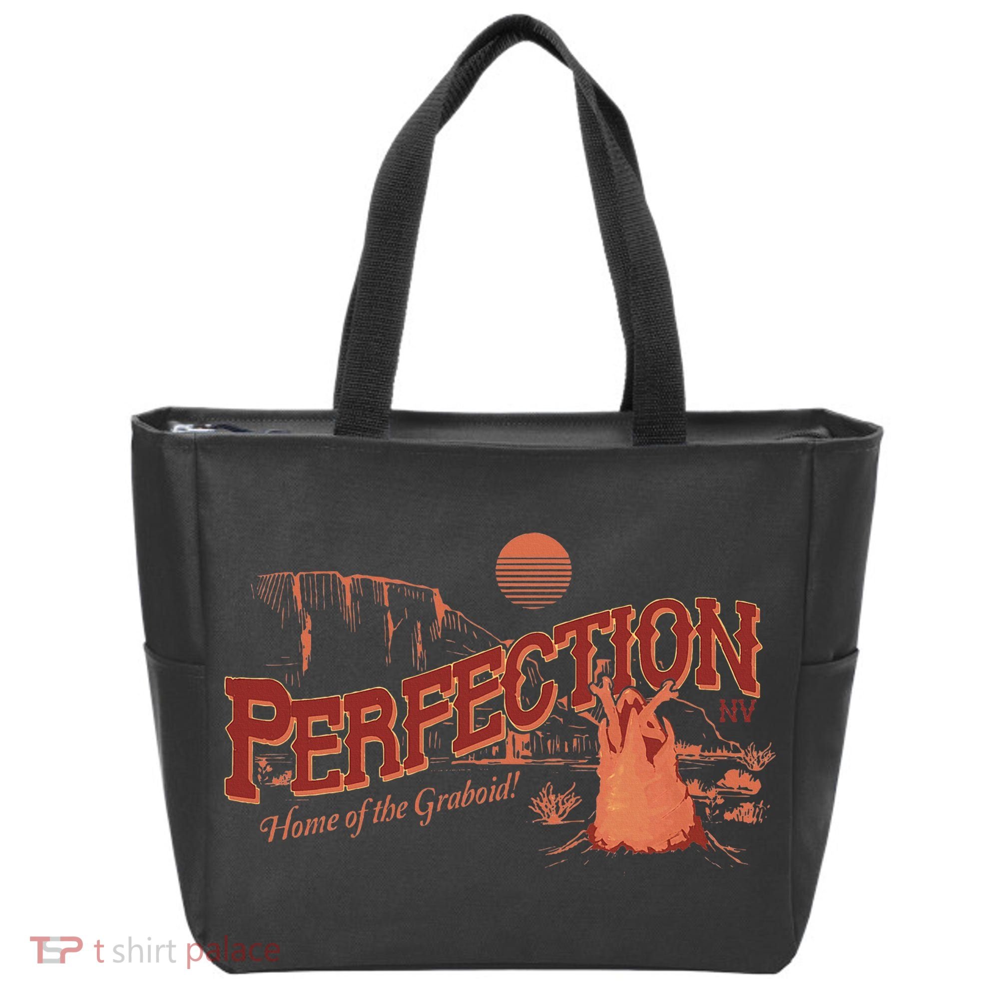Tremors Perfection Nevada Retro Portrait Tote Bag