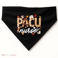 Thanksgiving Pacu Nurse Fall Autumn Leaves Stethoscope Gift USA-Made Doggie Bandana thumb 0