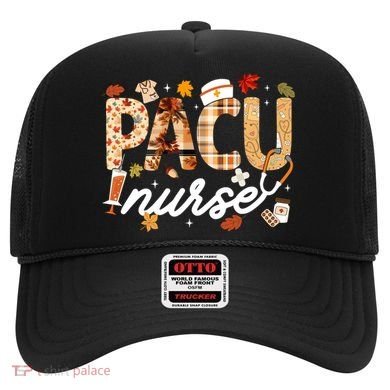 Thanksgiving Pacu Nurse Fall Autumn Leaves Stethoscope Gift Hat