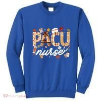 Thanksgiving Pacu Nurse Fall Autumn Leaves Stethoscope Gift Sweatshirt thumb 0