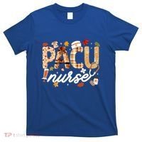 Thanksgiving Pacu Nurse Fall Autumn Leaves Stethoscope Gift T-Shirt thumb 0