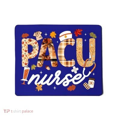 Thanksgiving Pacu Nurse Fall Autumn Leaves Stethoscope Gift Mousepad