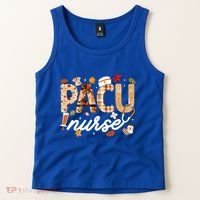 Thanksgiving Pacu Nurse Fall Autumn Leaves Stethoscope Gift Tank Top thumb 2