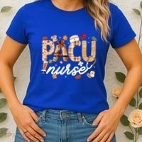 Thanksgiving Pacu Nurse Fall Autumn Leaves Stethoscope Gift Women's T-Shirt thumb 2