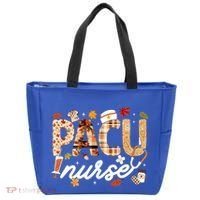 Thanksgiving Pacu Nurse Fall Autumn Leaves Stethoscope Gift Tote Bag thumb 0