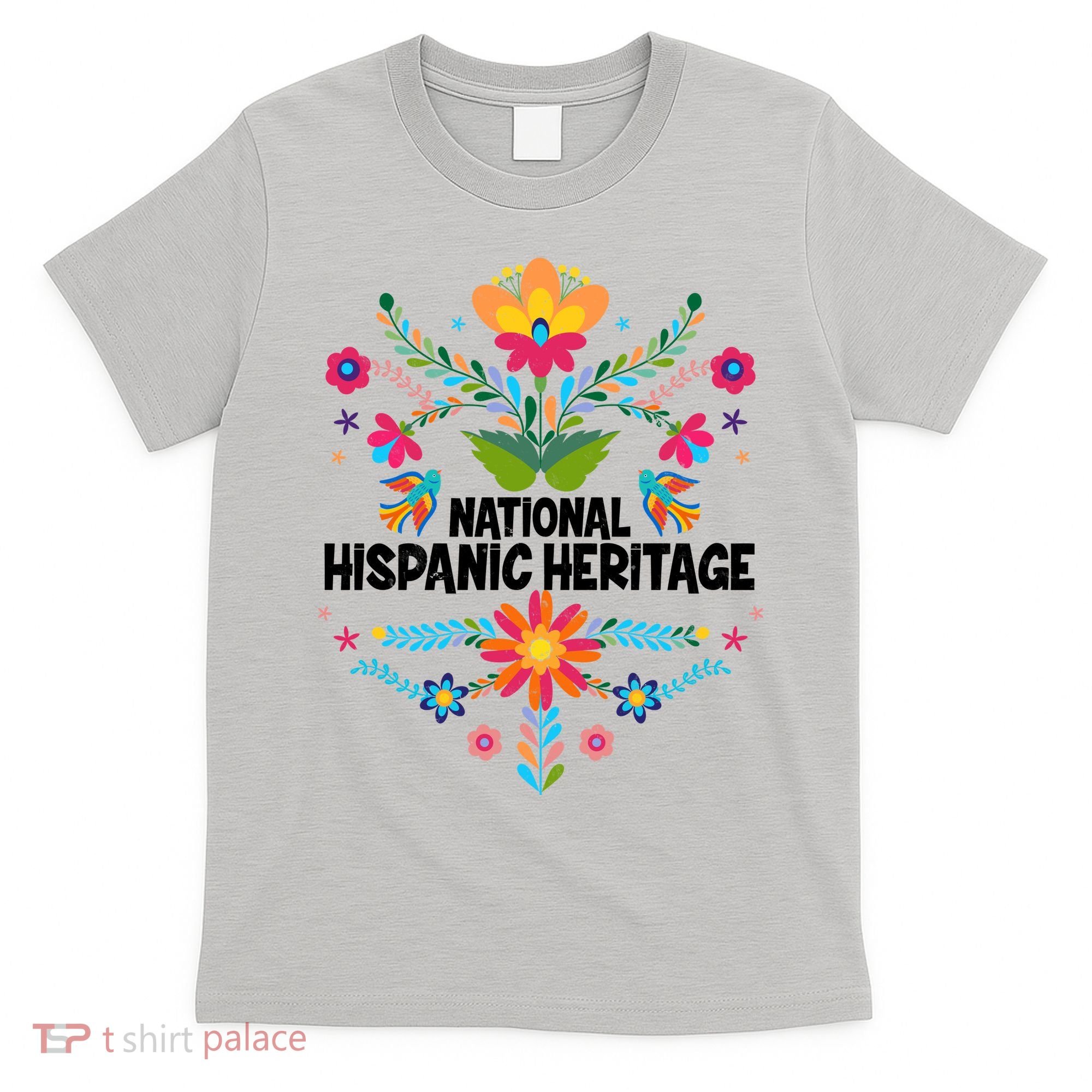 Traditional Pattern National Hispanic Heritage Month T-Shirt